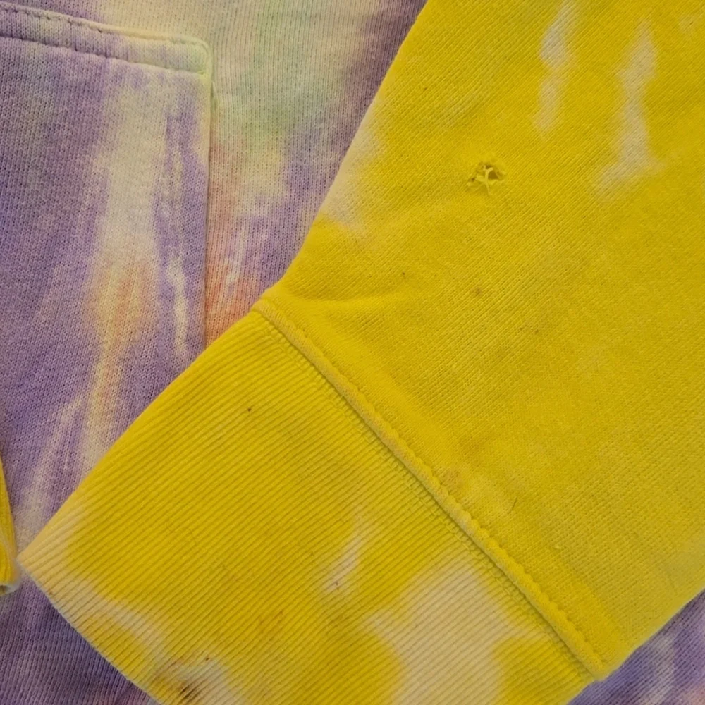 ivory ella Pastel Blue, Yellow & Multicolor Tie-Dye Hoodies - Lot Of Three - Picture 11 of 13